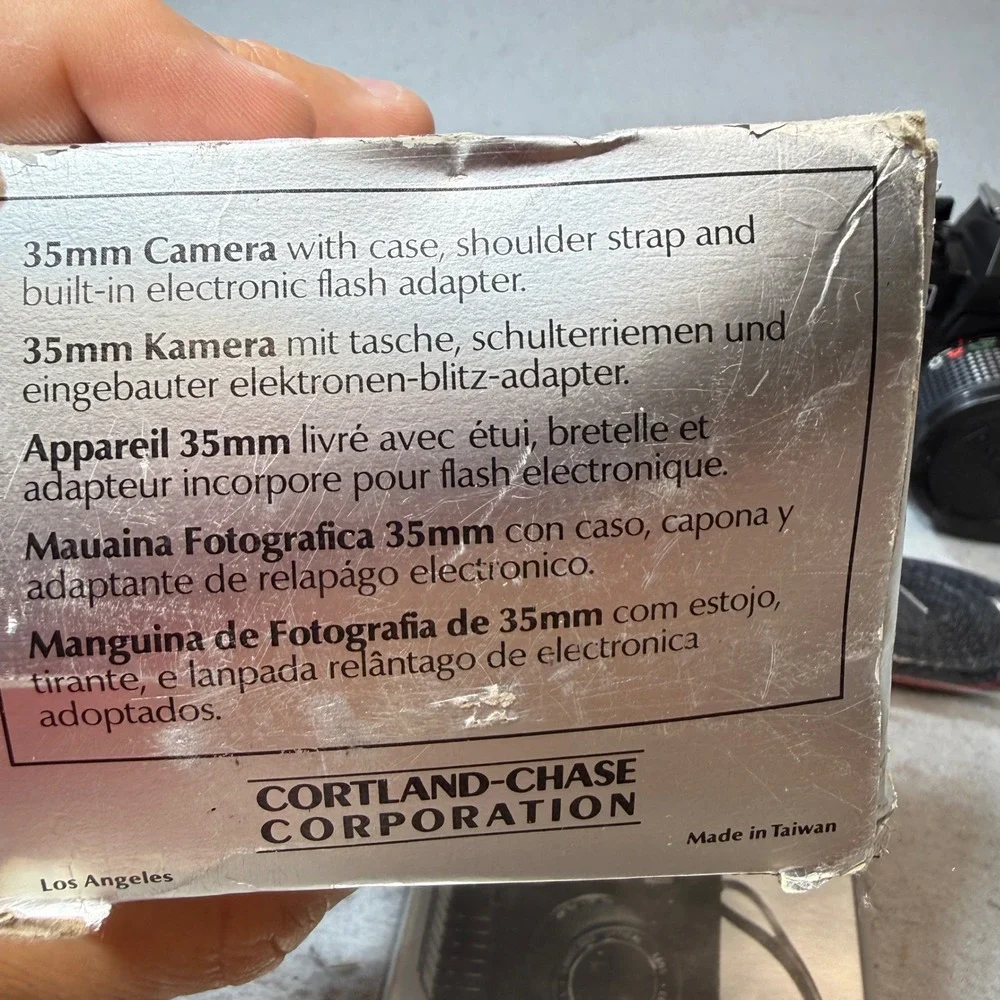 Cortland CX-7 35mm Film Camera Unisex OS Black Good Vintage Point and Shoot